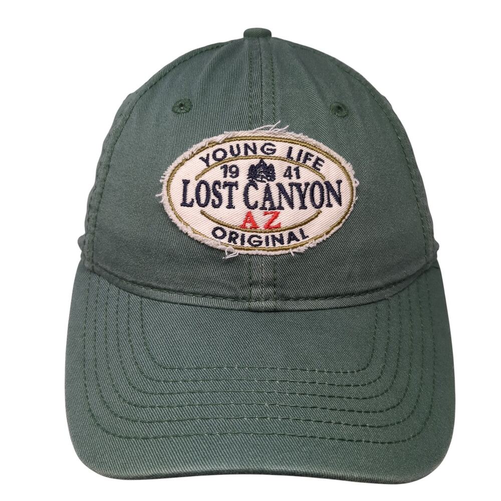Young Life 1941 Lost Canyon AZ Baseball Cap Green One Size Adjustable Blue84